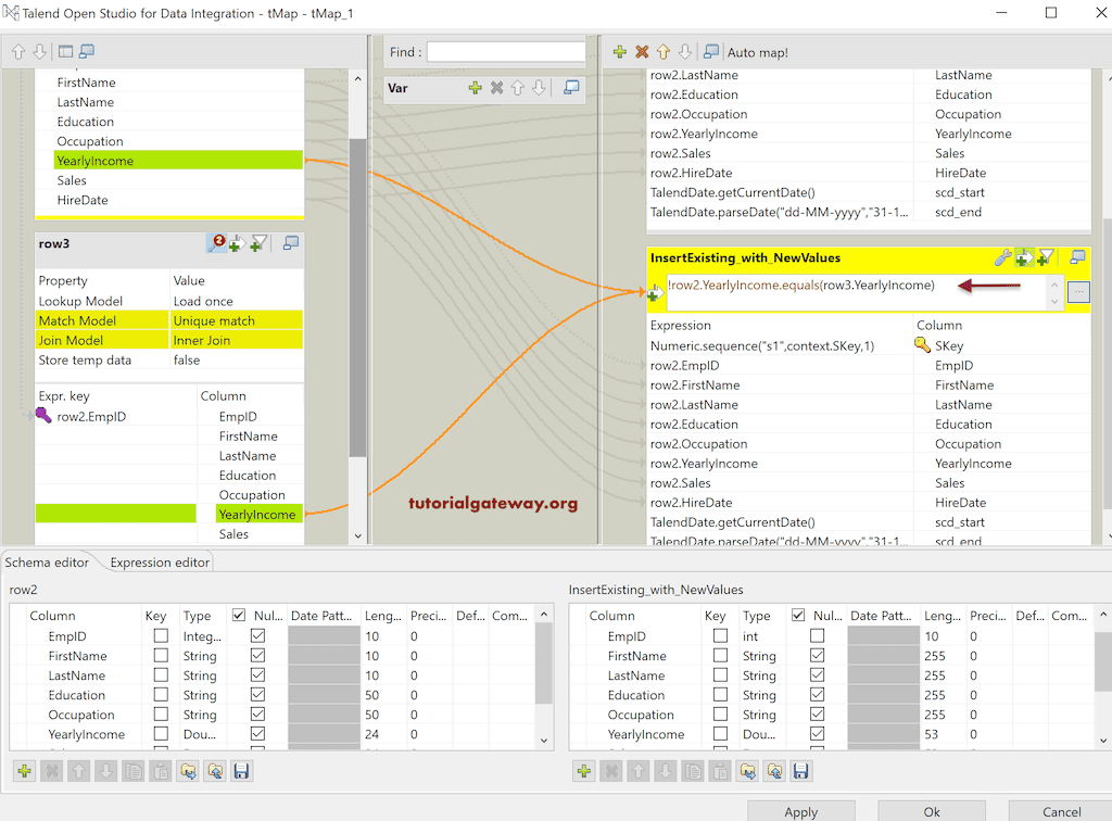 Talend SCD Type 2 Custom 19