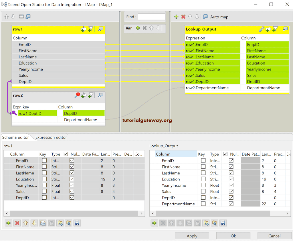 Configure the match model