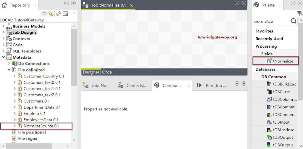 File Delimiter Metadata for source text file