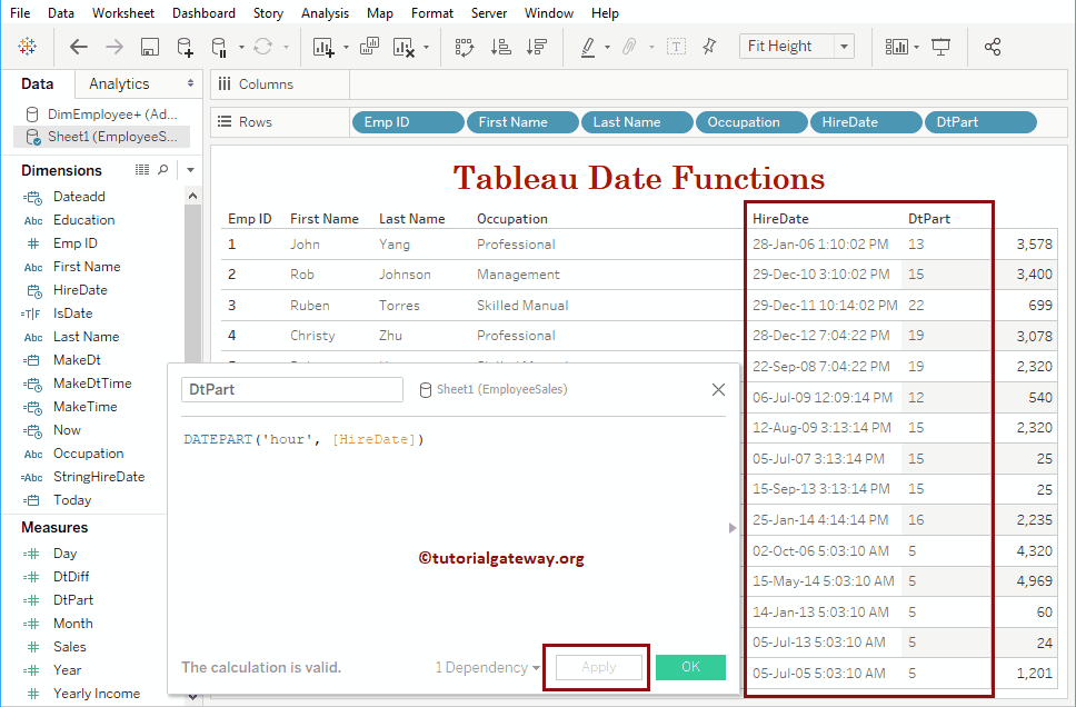 Datepart Function 29