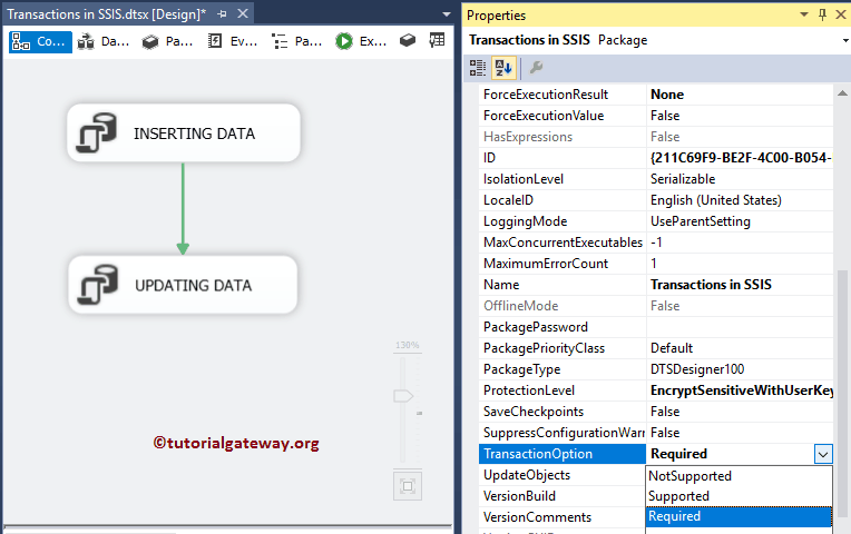 Transactions in SSIS 14