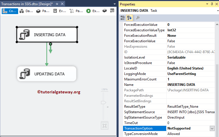 Transactions in SSIS 18
