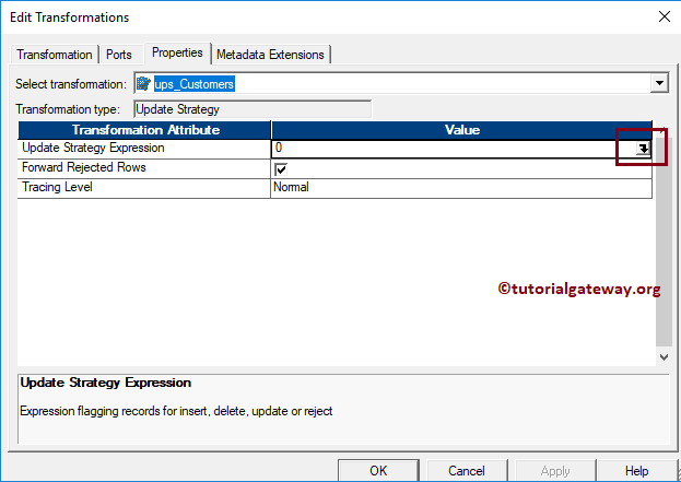 Open the Expression editor 15