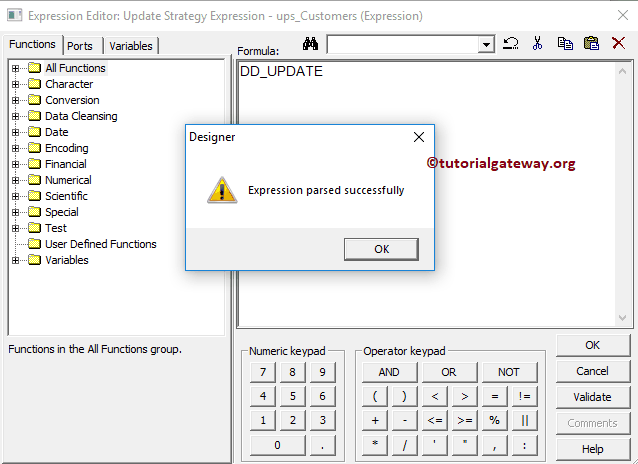 Expression Editor 16