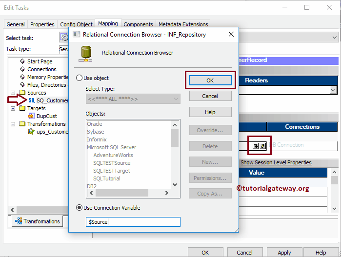 Source Connection Variable 27