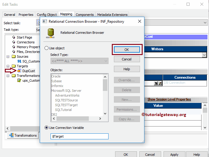 Target Connection Variable 28