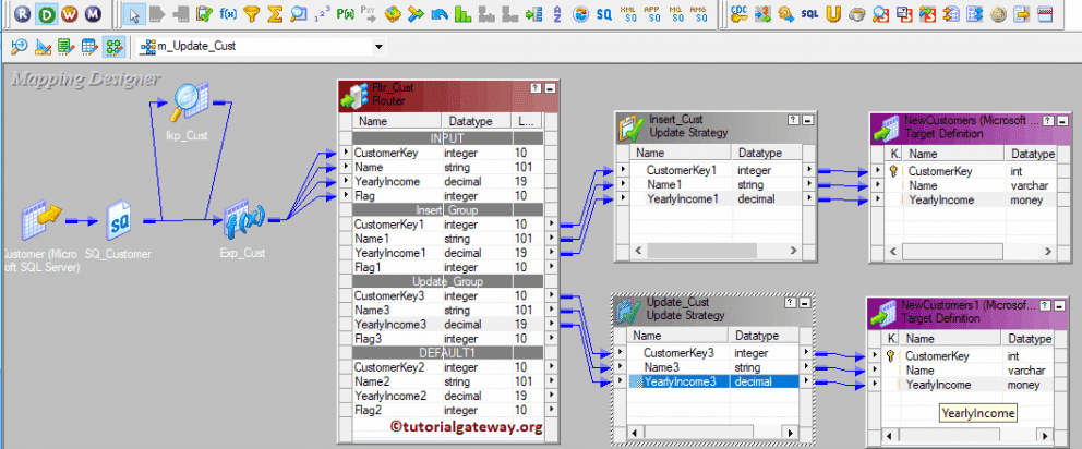 Update Strategy in Informatica Example 31