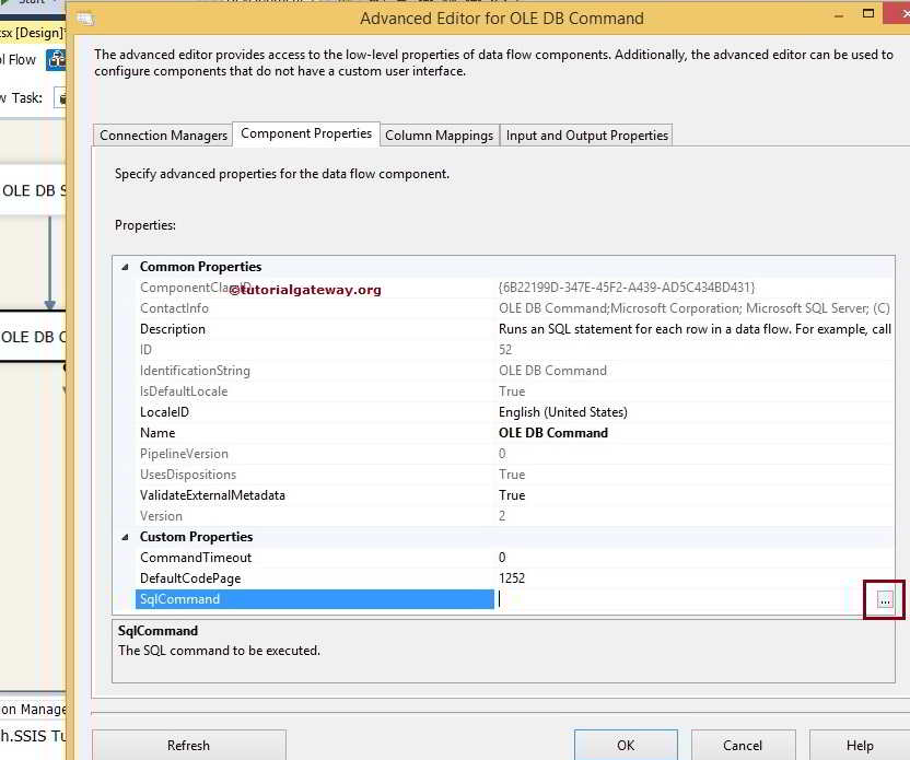 Update Data Using OLEDB Command Transformation in SSIS 7