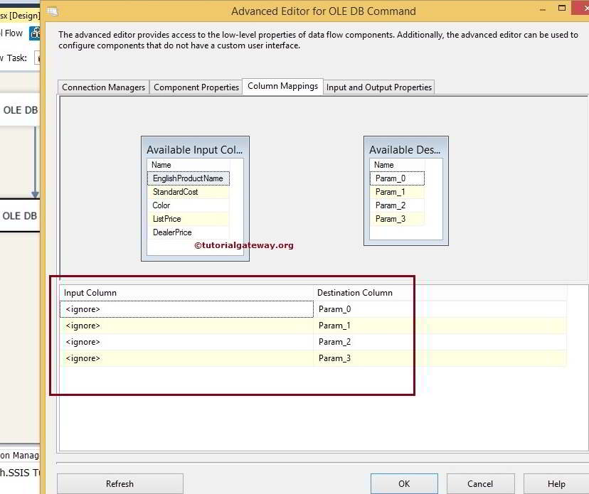 Update Data Using OLEDB Command Transformation in SSIS 9