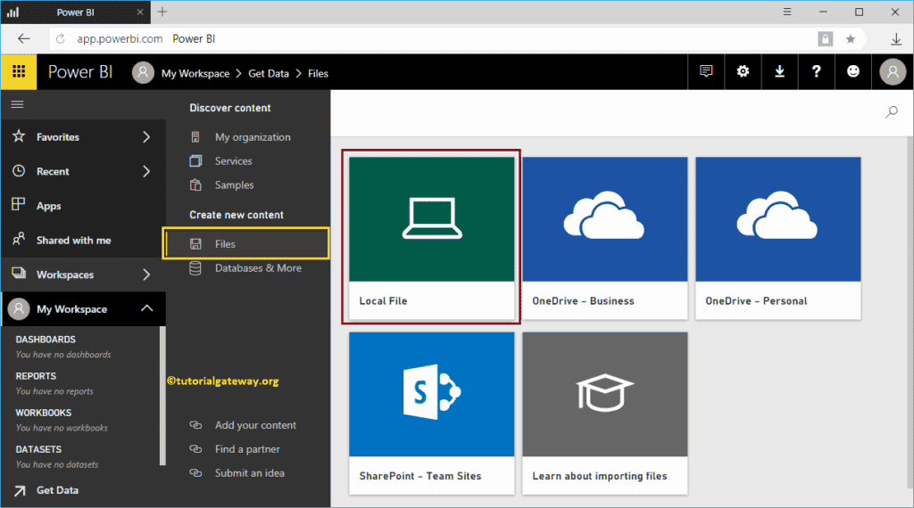 Choose from Local File, OneDrive, and SharePoint 4