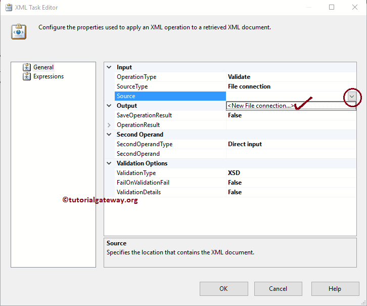 Validate XML File using SSIS XML Task 5