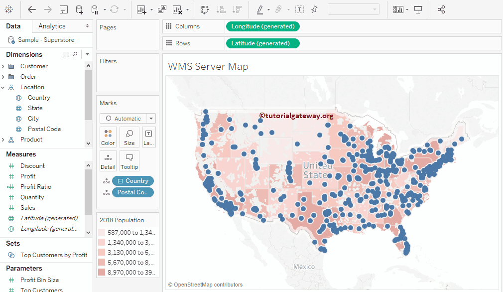 Map with Postal Codes