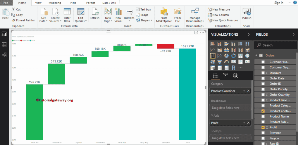 Add Data Labels to Waterfall Chart