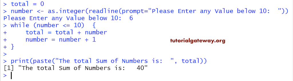 While Loop in R Programming 1