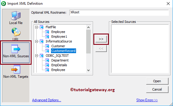 XML Generator Transformation 15