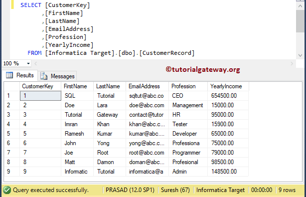 Sql Table Data 32