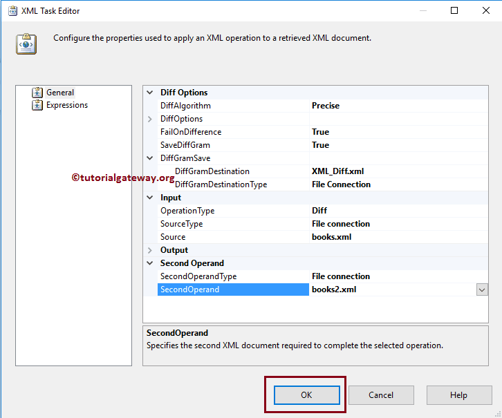 XML Task to differentiate between XML Files Editor 19