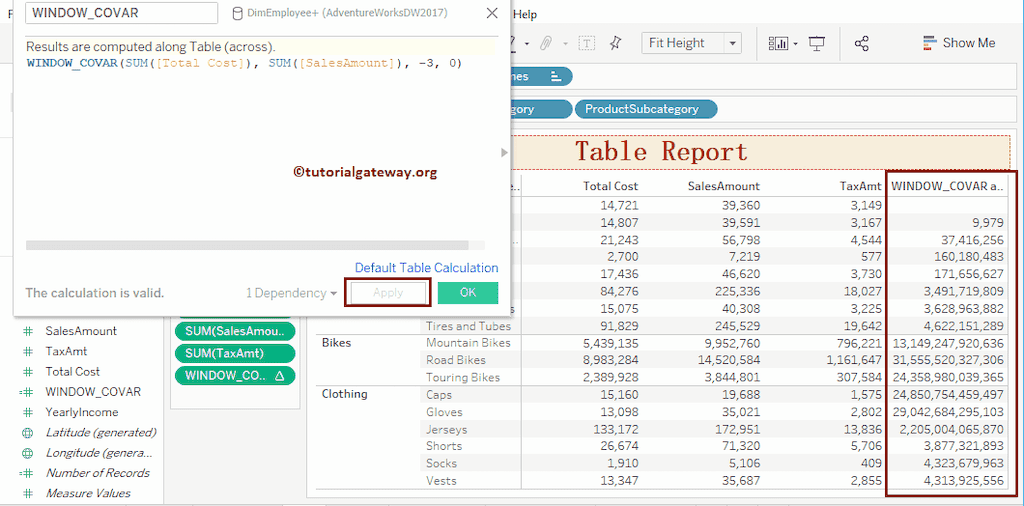 wiondow_covar Function 31